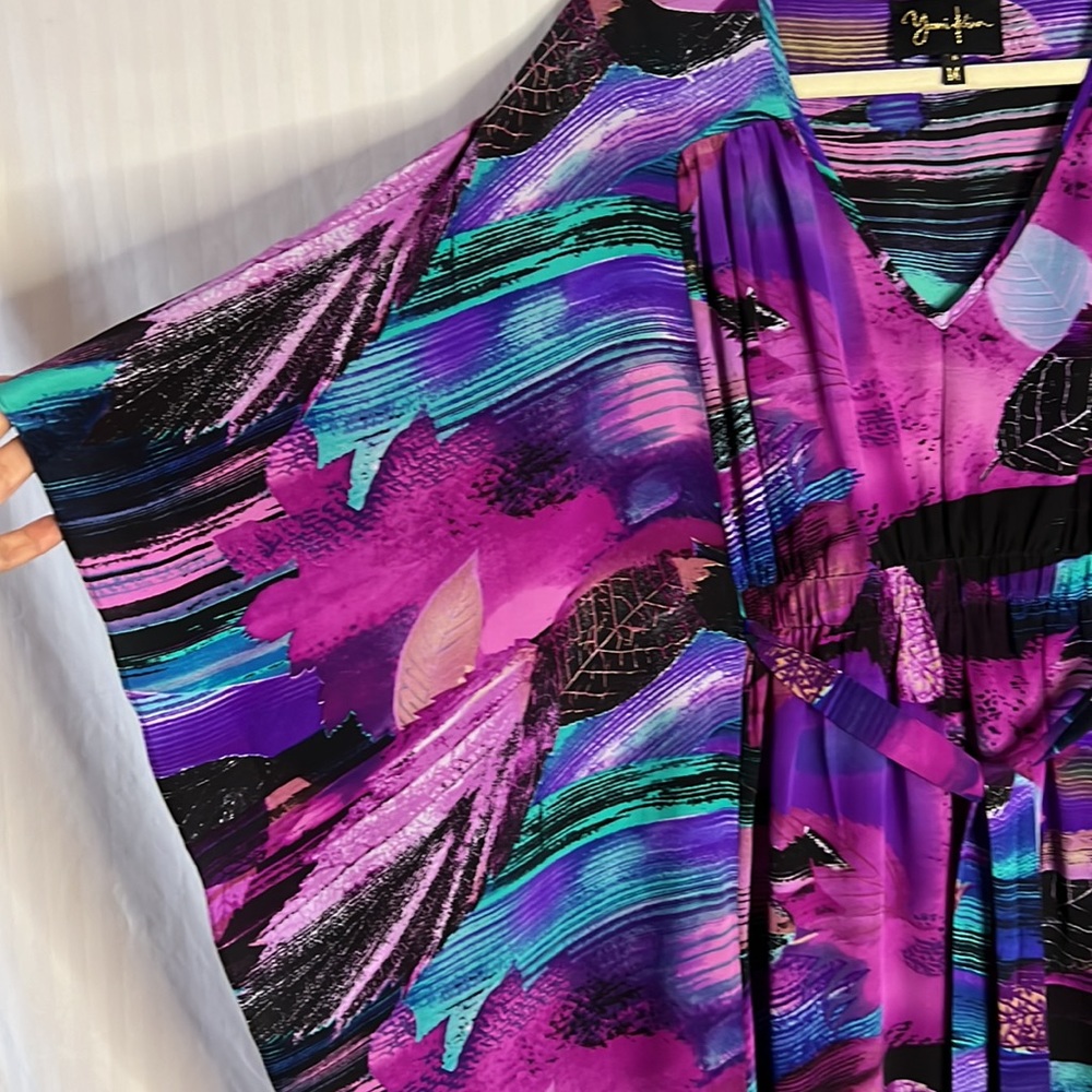 Yumi Kim Silk Kimono Sleeve Dress/Cover Up - Picture 4 of 13